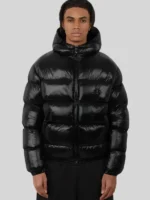 Men's Black Puffer Jacket SUVENE