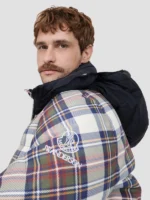 Mens JW Anderson x Moncler Plaid Puffer Jacket