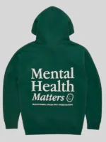 Mental Health Matters Happiness Project Hoodie In Green