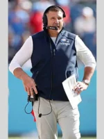 Mike Vrabel New England Patriots Navy Blue Vest