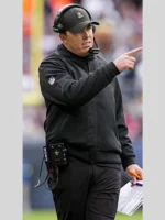 New Orleans Saints 2025 Coach Kellen Moore Jacket Black