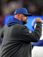 New York Giants Brian Daboll Bomber Jacket Black