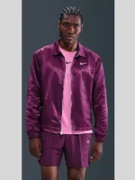 New York Nike Court Slam Tennis Jacket Purple