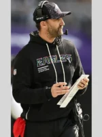 Nick Sirianni Eagles Crucial Catch Hoodie Black