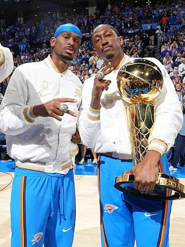 Oklahoma City Thunder Nike 2025 Champions Banner Raising Ceremony