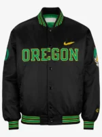 Oregon Nike Grateful Duck Bomber Jacket Black