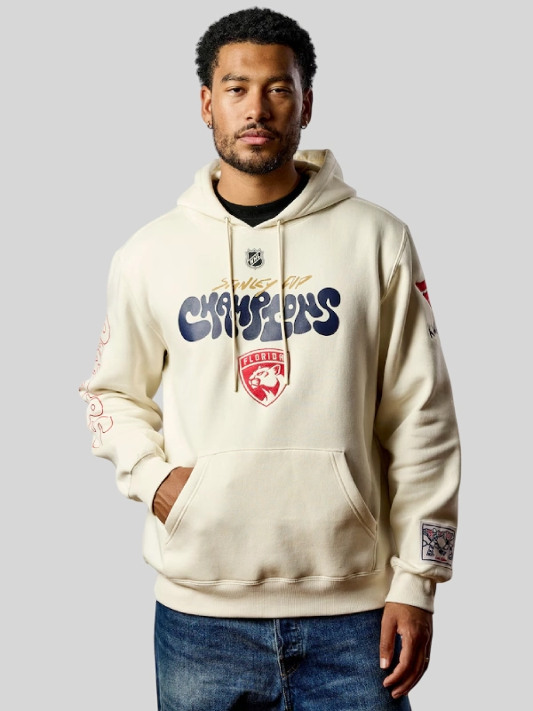 Panthers FANATICS X KWEIN Stanley Cup Champions Hoodie Cream Panthers FANATICS X KWEIN Stanley Cup Champions Hoodie Cream