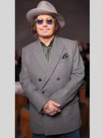 Paris Fashion Week 2025 Grey Blazer Johnny Depp
