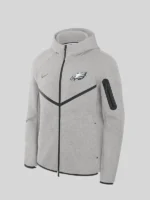Philadelphia Eagles Grey Nike Tech Fleece Windrunner Hoodie