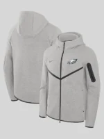 Philadelphia Eagles Nike Tech Fleece Windrunner Hoodie Grey