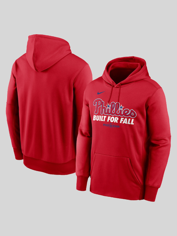 Philadelphia Phillies Nike 2025 Postseason Hoodie Red Philadelphia Phillies Nike 2025 Postseason Hoodie Red