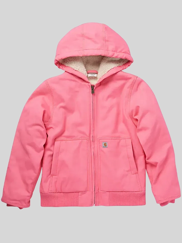 Women's Hooded Style Pink Jacket Women's Hooded Style Pink Jacket
