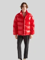 Prada Down Jacket Red