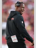 Raheem Morris Atlanta Falcons Sideline Hoodie Black