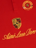 Red ALD x Porsche Crest Rugby Shirt