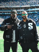 Seattle Seahawks Top 50 Players Black Letterman Jacket