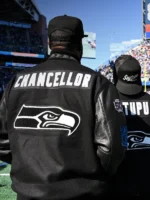 Seahawks players Black Jacket