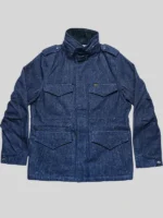 Self Edge Indigo Denim M65 Field Jacket Iron Heart