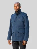 Self Edge Iron Heart 16oz Natural Indigo Selvedge Denim M65 Field Jacket