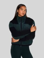 Skims Teddy Boxy Green Jacket