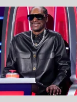 Snoop Dogg The Voice S28 Black Leather Jacket