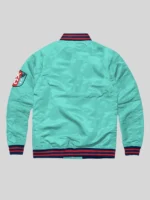 Ted Lasso Kansas City Current Letterman Varsity Satin Jacket