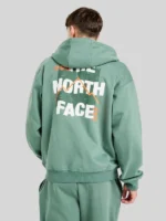 The North Face Sorbetta Oversized Green Hoodie