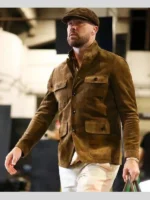 Travis Kelce Cashmere Brown Jacket