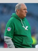 Vic Fangio Eagles Hoodie Kelly Green