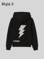 kymas madison hoodie Black