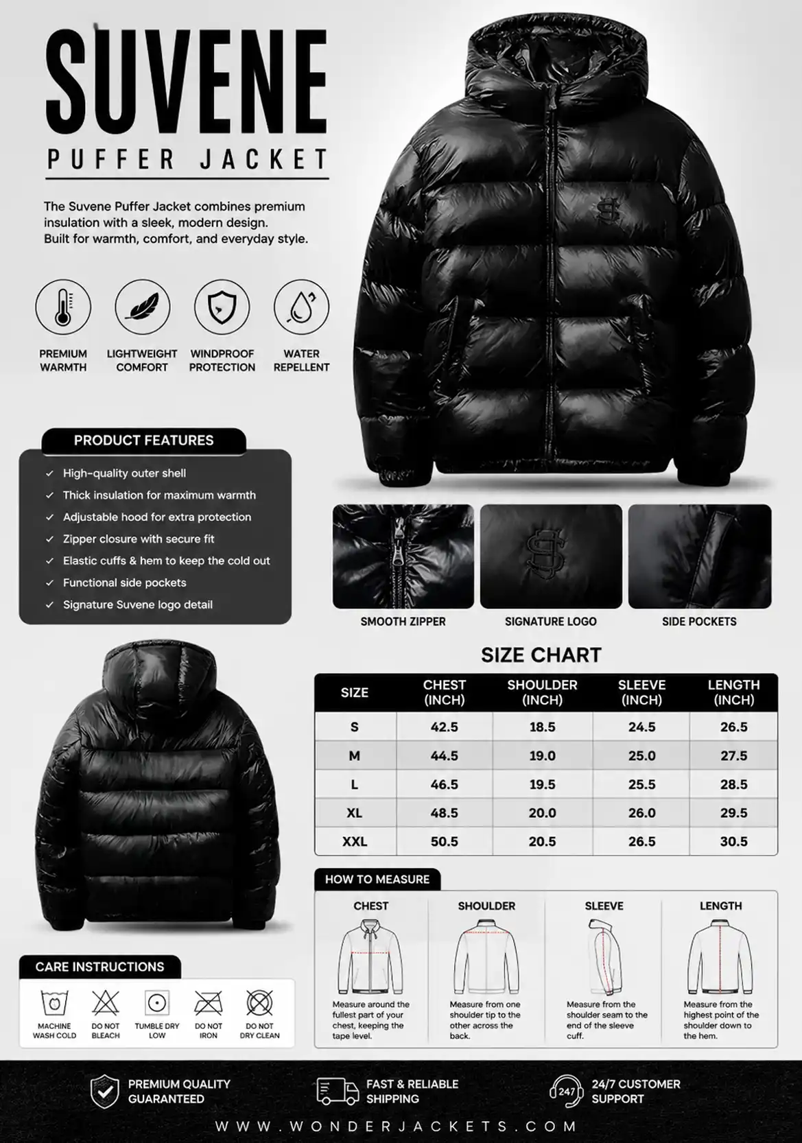 suvene puffer jacket