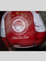 2025 Olympiacos F.C. UEFA Champions League Red Jacket