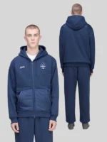 Adidas Spzl Wilpshire Hoodie Navy Blue