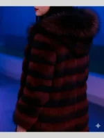 Ana de Armas Ballerina Fur Long Coat