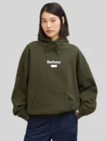 Barbour Levi's Hoodie Green