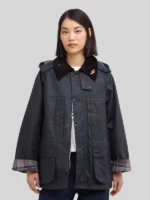 Buy Levi's x Barbour Oversized Bedale Waxed Jacket Blue