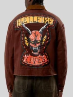 Brown Hellfire Lives Garage Jacket