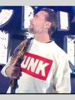 CM Punk White Sweatshirt