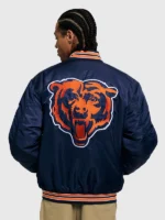 Chicago Bears Golf Wang 2025 Satin Bomber Jacket