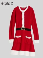 Christmas Holiday Sweater Dress