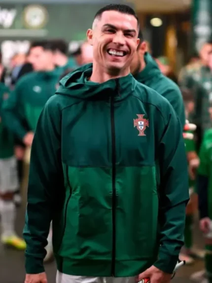 Cristiano Ronaldo FIFA World Cup Qualifier Green Jacket 2026