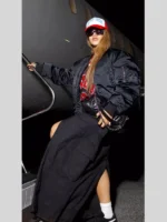 F1 Race Las Vegas Rihanna Black Jacket