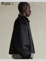 Fear Of God Black Bomber Jacket