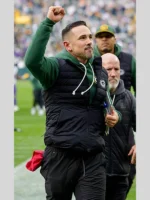 Full-Zip Green Bay Packers Coach Puffer Vest