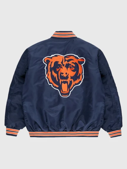Golf Wang 2025 Chicago Bears Satin Bomber Jacket
