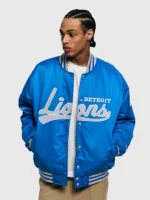 Golf Wang 2025 Detroit Lions Bomber Jacket Blue