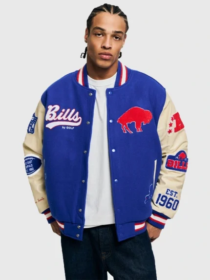 Golf Wang Buffalo Bills Letterman Jacket