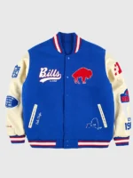 Golf Wang x Buffalo Bills 2025 Royal Blue Varsity Full Snap Jacket