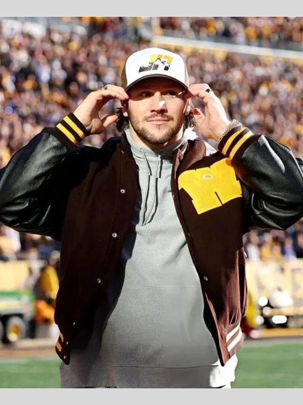 Josh Allen Wyoming Football Jersey Retirement Ceremony Jacket Josh Allen Wyoming Football Jersey Retirement Ceremony Jacket