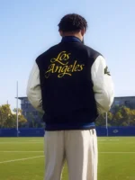 Kyren Williams LA Rams Shoe Palace Nike NFL Rivalries Varsity Jacket